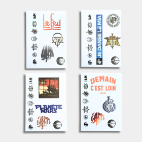 Pack Stickers UV DTF Multi Logos IAM
