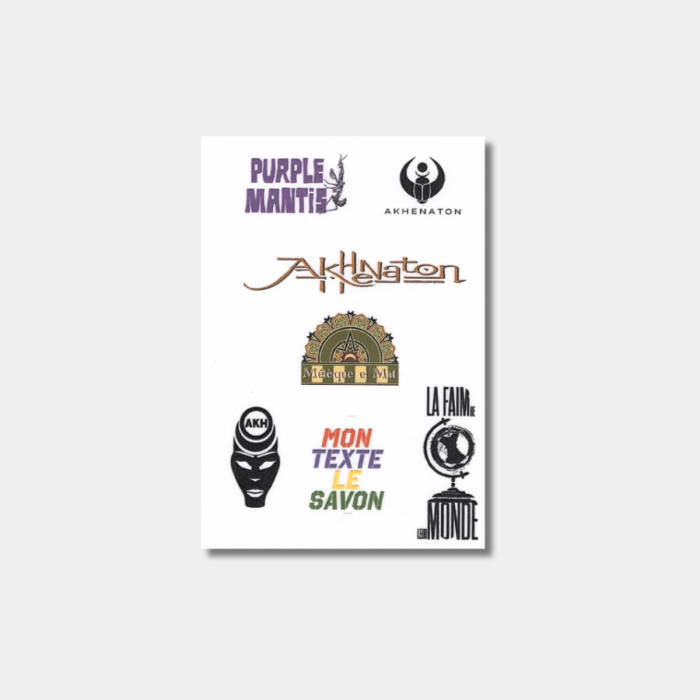 Stickers UV DTF Multi Logos AKH