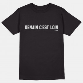 T-Shirt Demain C'est Loin Noir Kids